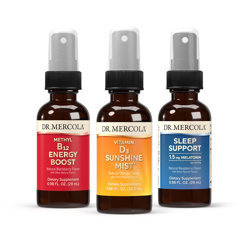 Dr. Mercola's Spray Supplement Variety Bundle