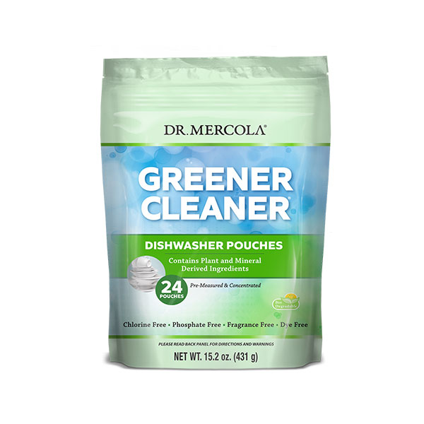 Dr. Mercola's Greener Cleaner Dishwasher Pouches