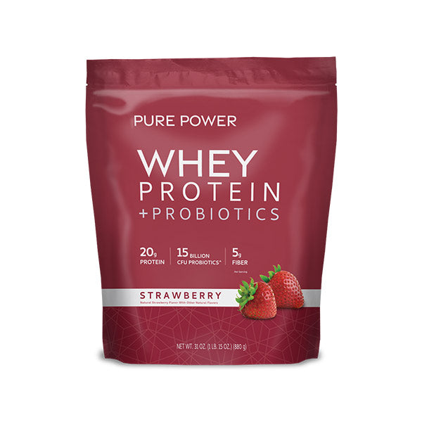 Pure Power Protein + Probiotics Strawberry Flavor
