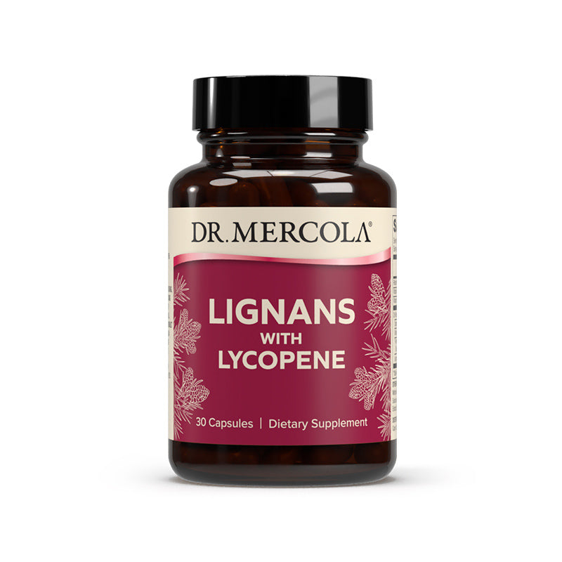 Lignans with Lycopene supplement bottle