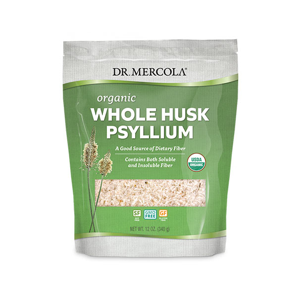 Dr. Mercola Organic Whole Husk Psyllium Supplement