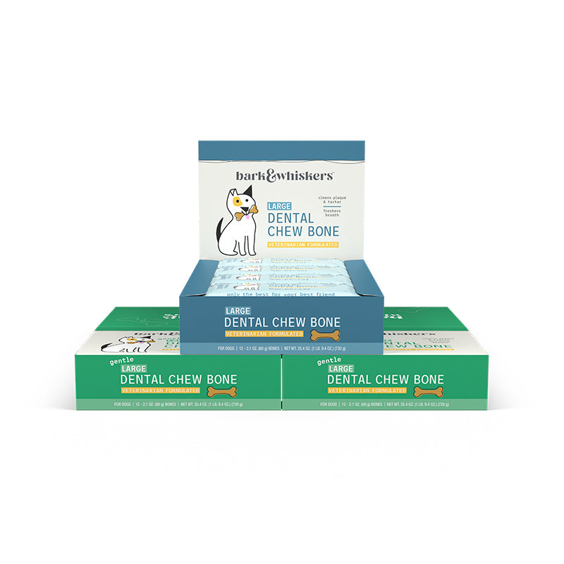 Bark & Whiskers Large Dental Chew Bones