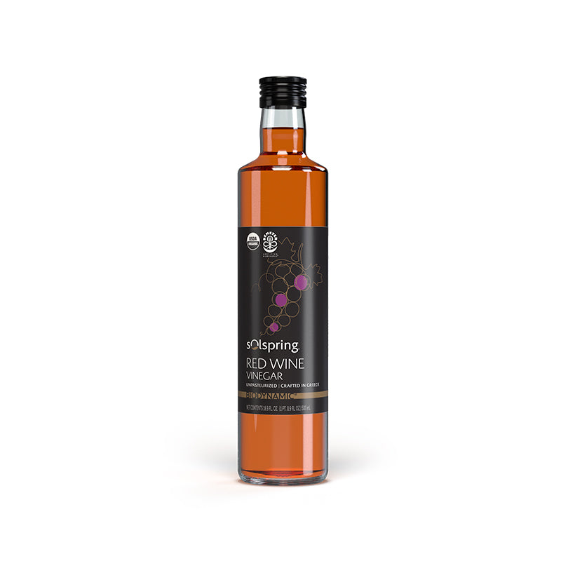 Solspring Biodynamic Red Wine Vinegar bottle