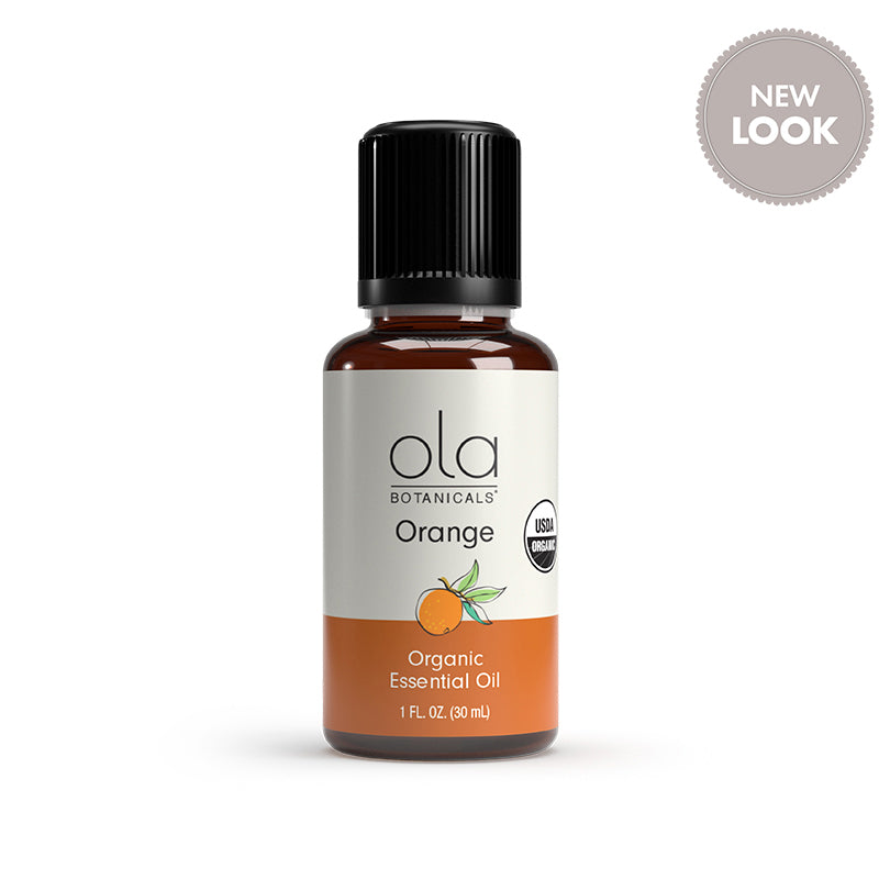Ola Botanicals Organic Orange Essential Oil bottle