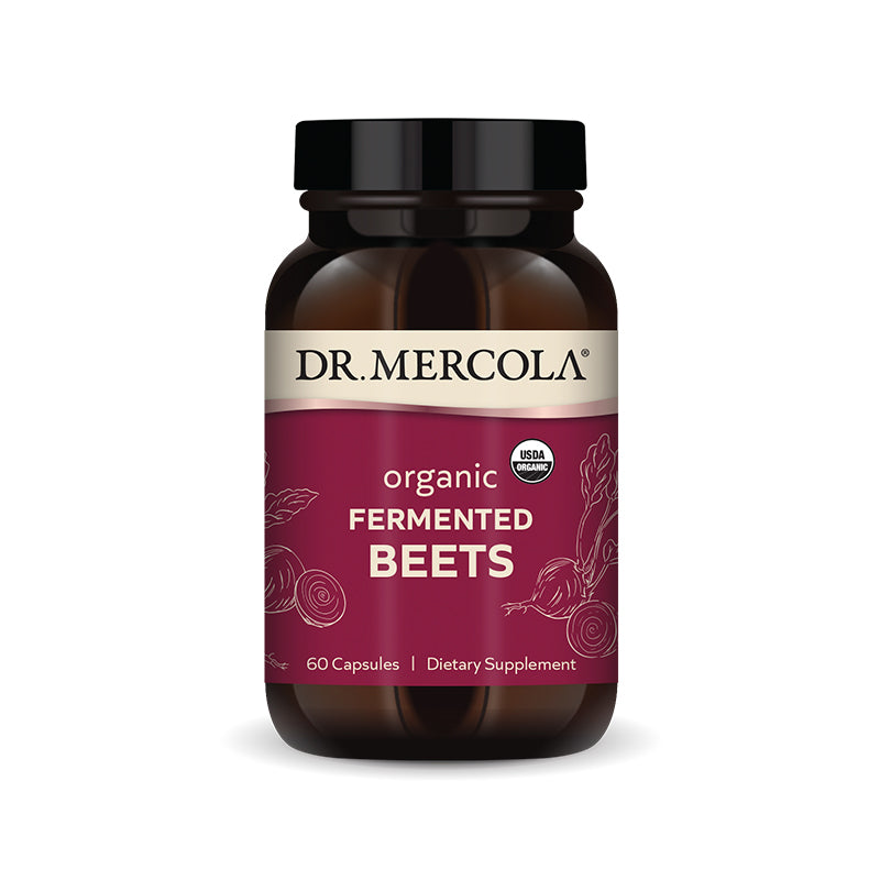 Dr. Mercola Organic Fermented Beets Supplement bottle