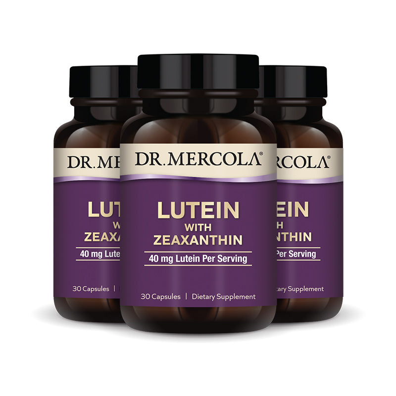 Lutein with Zeaxanthin supplement bottle