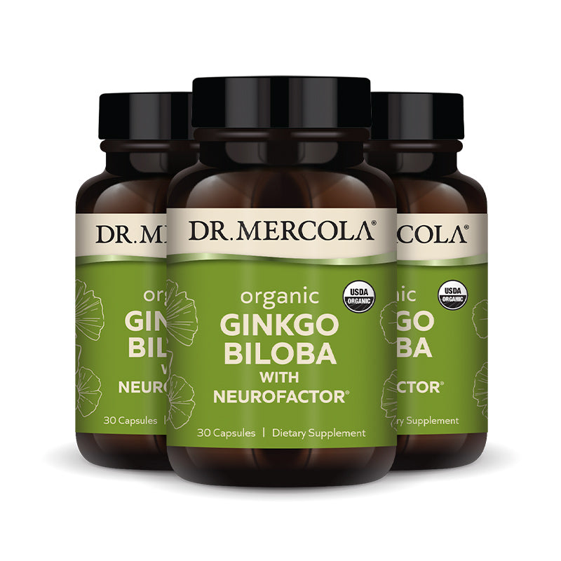 Dr. Mercola's Organic Ginkgo Biloba with NeuroFactor Supplement