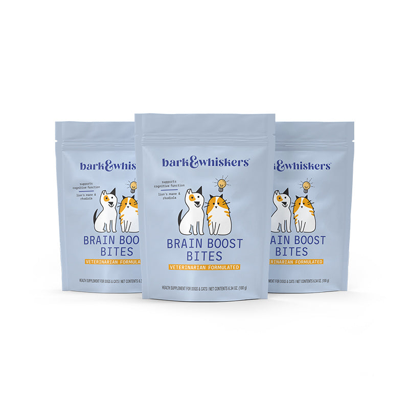 Bark & Whiskers Brain Boost Bites for Dogs and Cats