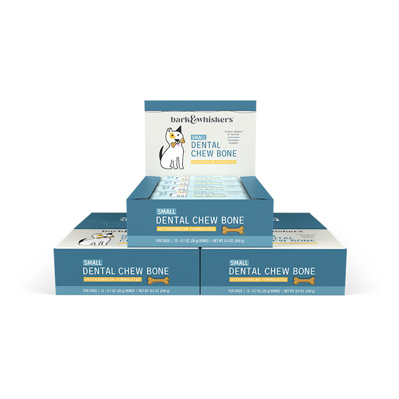 Bark & Whiskers® Dental Chew Bones - Small