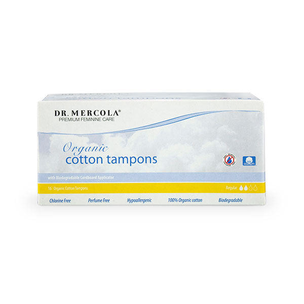 Tampones de Algodón Orgánico - Regular