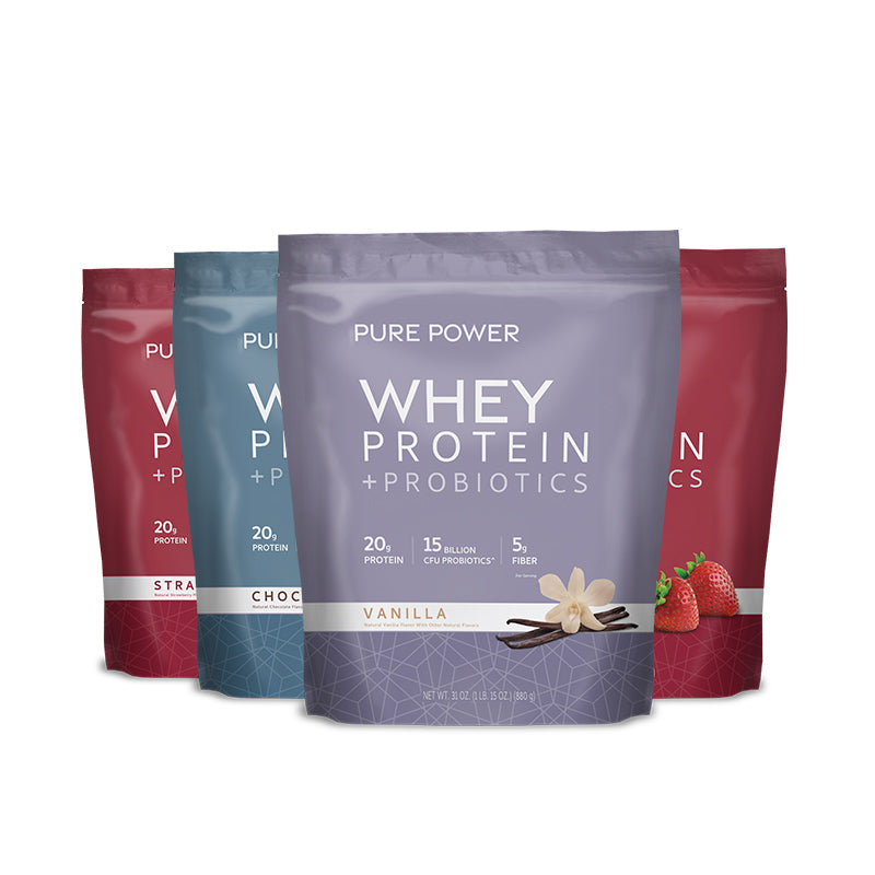 Pure Power Whey Protein + Probiotics