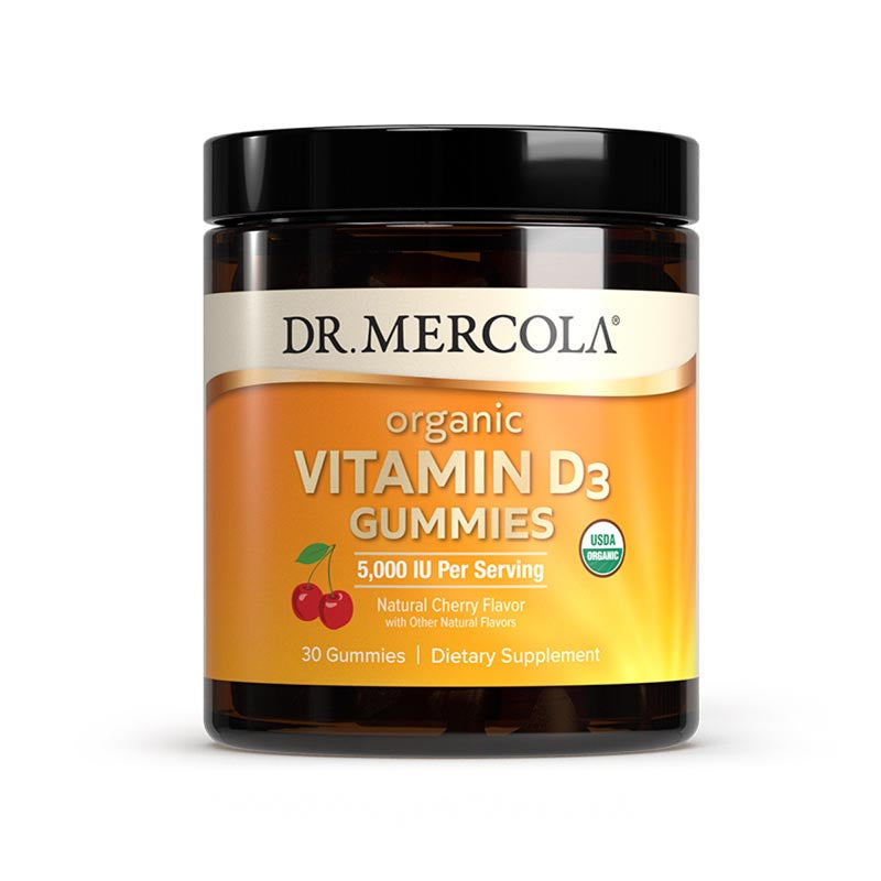 Gomitas de Vitamina D3 Orgánica - Cereza