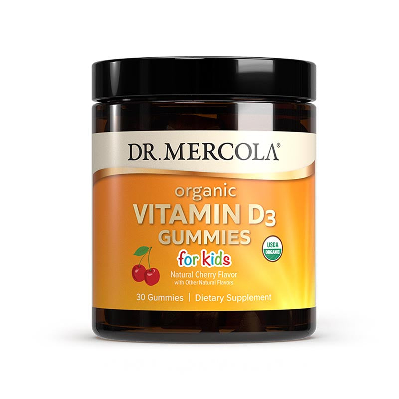 Organic Vitamin D3 Gummies for Kids - Cherry