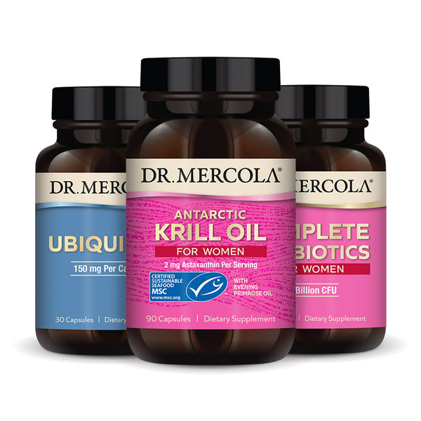 Dr. Mercola's Essential 3 Supplements for Women