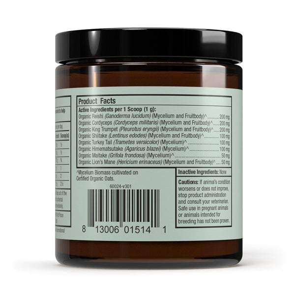 Bark & Whiskers Organic Fermented Mushroom Blend for Dogs & Cats
