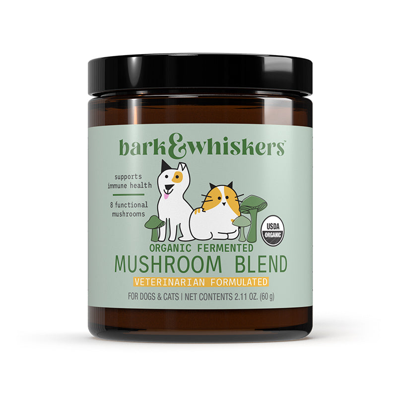 Bark & Whiskers Organic Fermented Mushroom Blend for Dogs & Cats