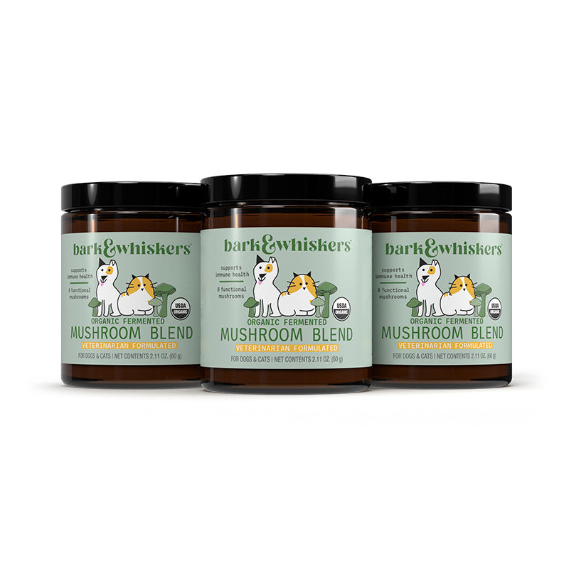 Bark & Whiskers Organic Fermented Mushroom Complex for Pets