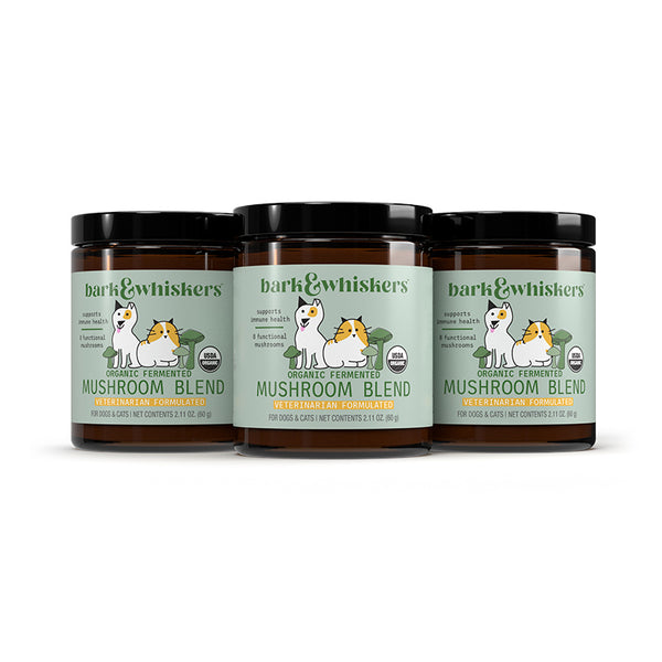Bark & Whiskers Organic Fermented Mushroom Complex for Pets