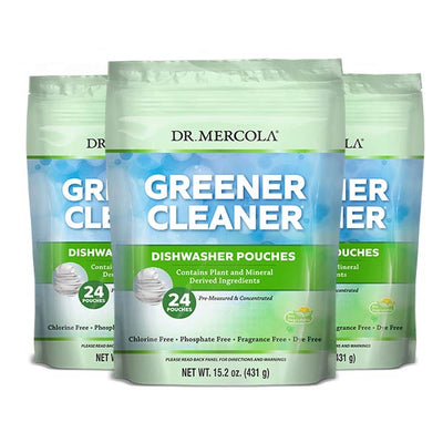 Dr. Mercola's Greener Cleaner Dishwasher Pouches