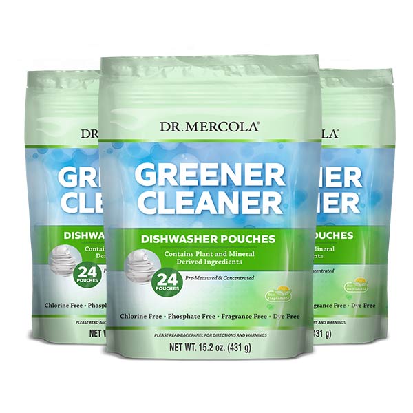 Dr. Mercola's Greener Cleaner Dishwasher Pouches