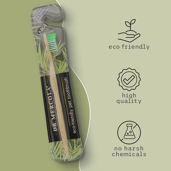 Eco-Friendly Pet Toothbrush in use