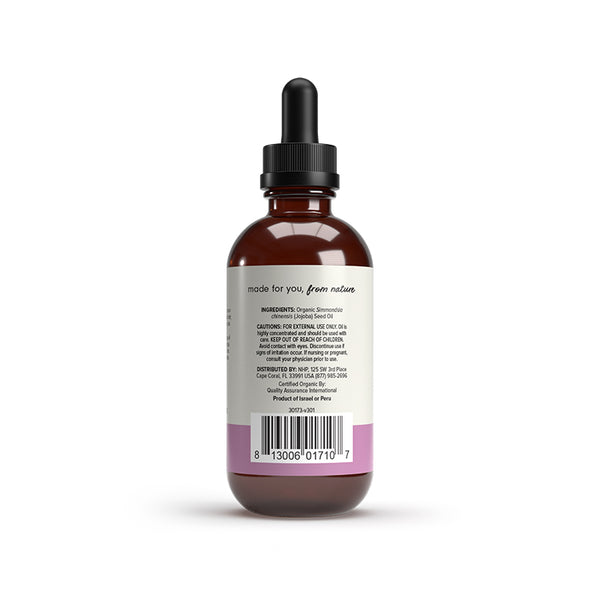 Ola Botanicals Organic Jojoba Oil packaging