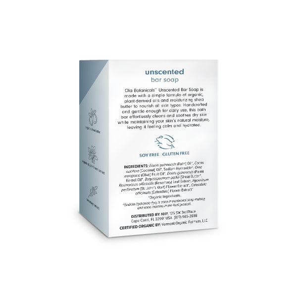 Ola Botanicals® Bar Soap - Unscented
