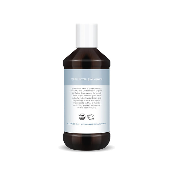 Ola Botanicals Organic Oil Pulling Rinse ingredients