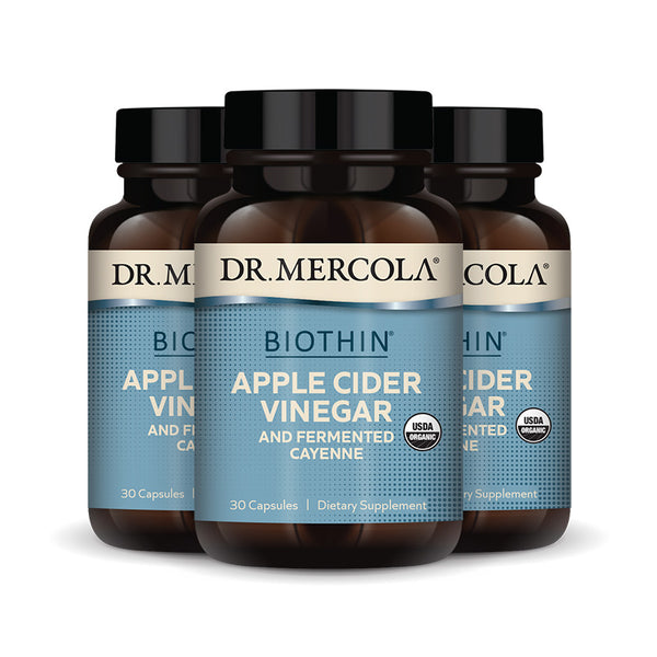 Dr. Mercola Biothin Organic Apple Cider Vinegar and Fermented Cayenne