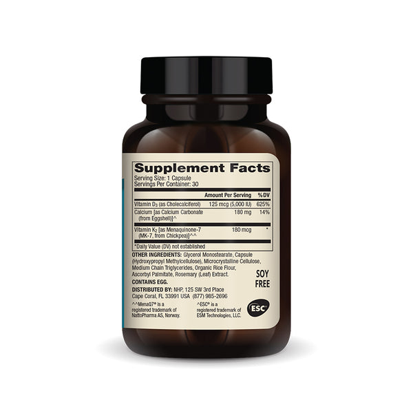 Calcium with Vitamins D3 & K2 Supplement