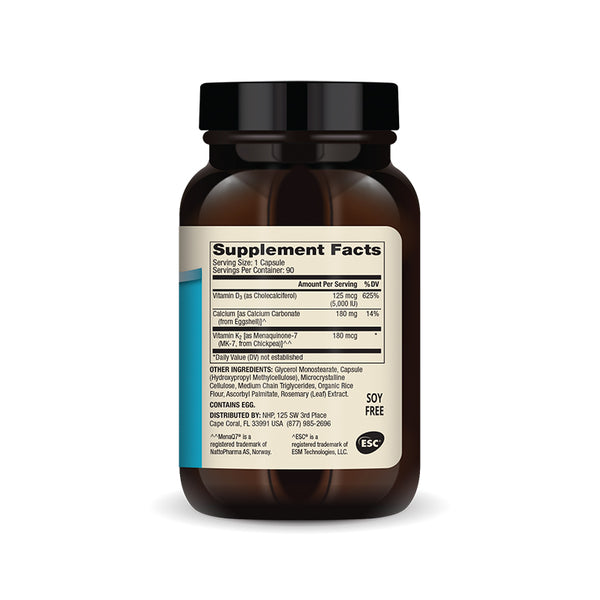 Dr. Mercola Calcium with Vitamins D3 & K2 Supplement