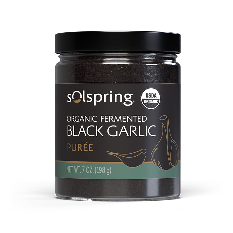 Solspring® Fermented Black Garlic, Organic - Purée