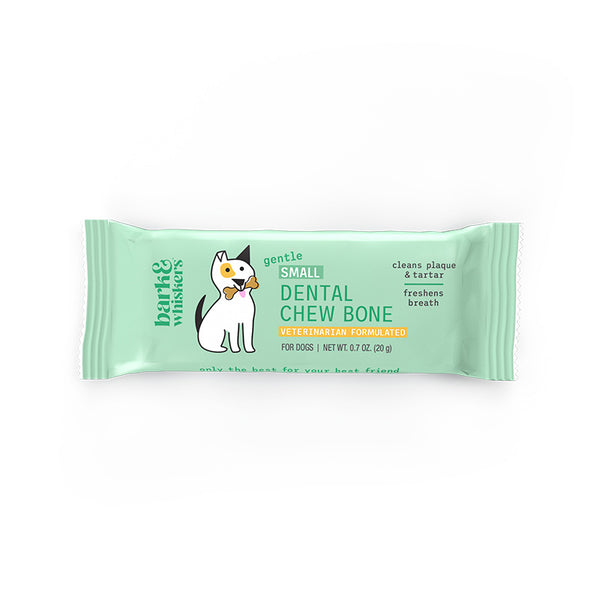 Bark & Whiskers Gentle Dental Chew Bones for Small Dogs