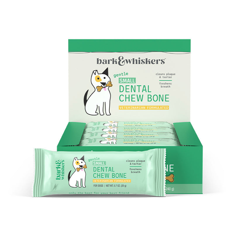 Bark & Whiskers Gentle Dental Chew Bones for Small Dogs