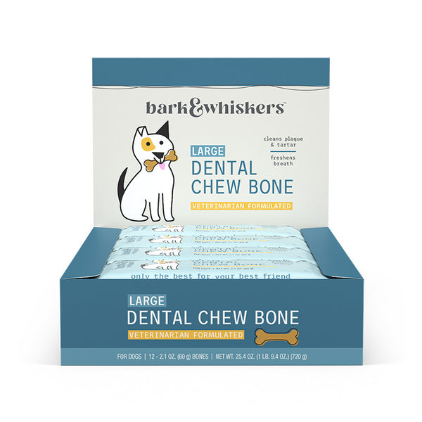 Bark & Whiskers Large Dental Chew Bones