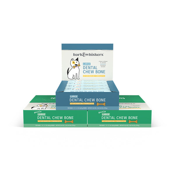 Bark & Whiskers Large Dental Chew Bones