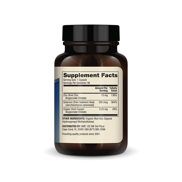 Zinc Plus Selenium Supplement capsules