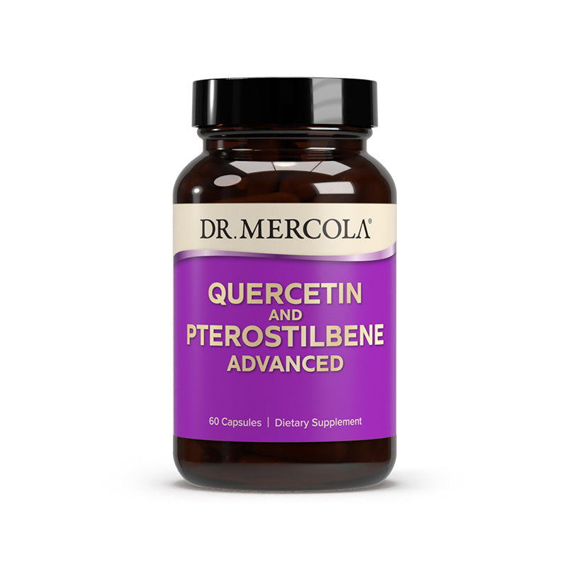 Quercetin and Pterostilbene Advanced supplement bottle