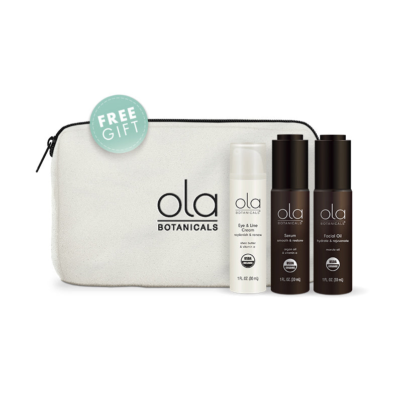 Ola Botanicals Hydrate & Renew Skincare Set