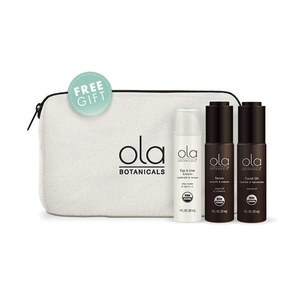 Ola Botanicals Hydrate & Renew Skincare Set