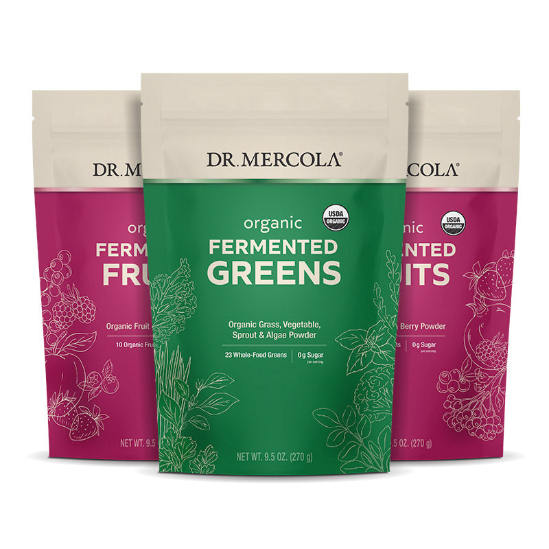 Organic Fermented Greens and Fruits Powder