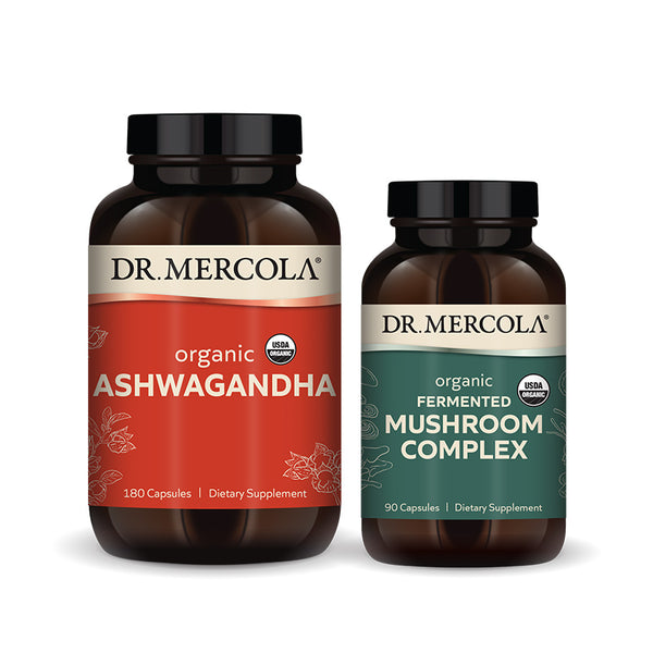 Organic Ashwagandha Mushroom Complex bottle