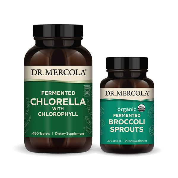 Fermented Chlorella and Fermented Broccoli Sprouts supplement