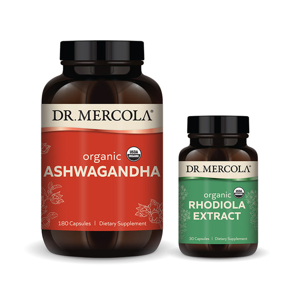 Organic Ashwagandha & Rhodiola Extract Pack