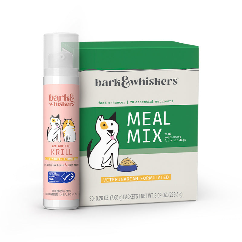 Bark & Whiskers® Meal Mix and Krill Oil for Dogs