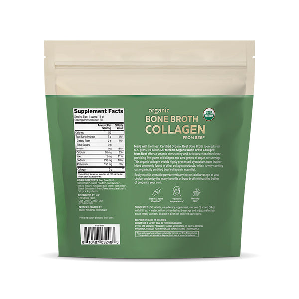 Organic Bone Broth Collagen Powder Chocolate