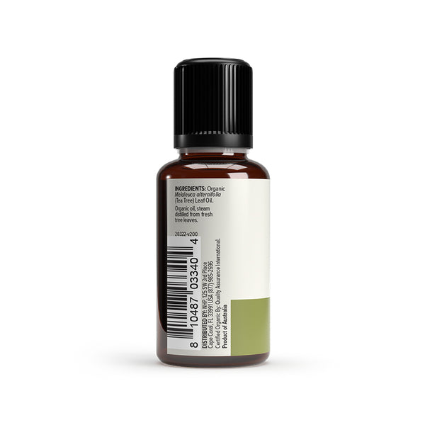Ola Botanicals Organic Tea Tree Essential Oil packaging