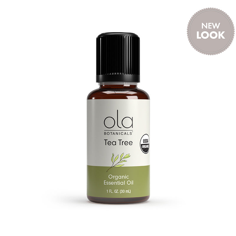 Ola Botanicals Organic Tea Tree Essential Oil bottle