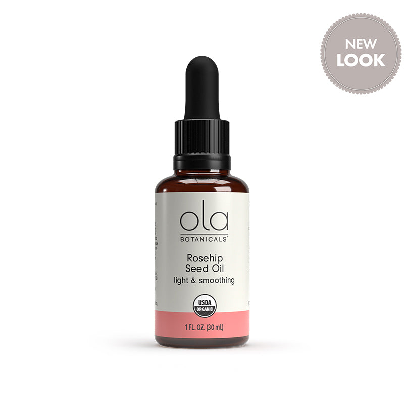 Ola Botanicals Organic Rose Hip Seed Oil bottle