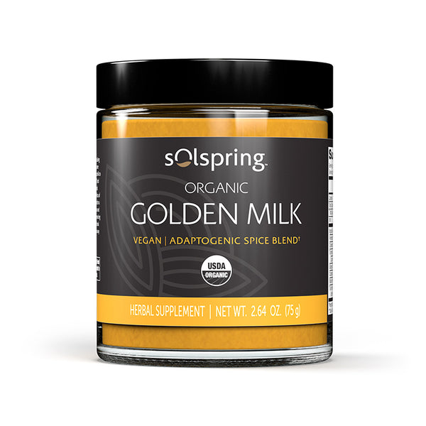 Solspring Organic Golden Milk packaging